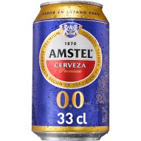 AMSTEL 0,0 cerveza sin alcohol pack 6 botellas 25 cl - Hipercor