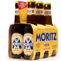 Cerveza rubia Moritz Barcelona original pack de 6 botellas de 20 cl. - Carrefour España