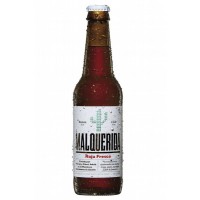MALQUERIDA cerveza roja fresca elaborada con malta, trigo, maíz, naranja y flor de Jamáica botella 25 cl creada por Ferran y Albert Adrià - Hipercor