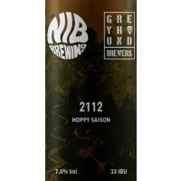 NIB Brewing  Greyhound Brewers  2112 44cl - Beermacia