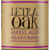 Letra On Oak Barrel Aged Belgian Blond 