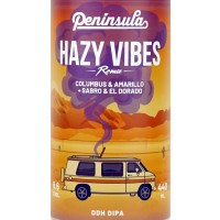 Cervecera Peninsula Hazy Vibes Remix: Columbus & Amarillo X Sabro & El Dorado - Estucerveza