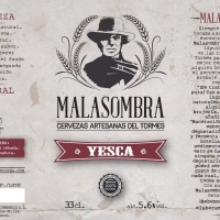 Cerveza Artesana Mala Sombra – Yesca - Uva y Cebada