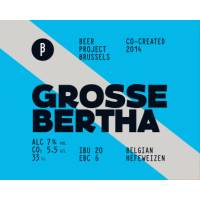Grosse Bertha Brussels Beer Project - Cervecraft