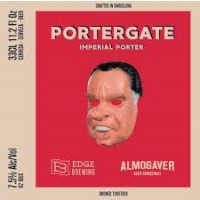 EDGE BREWING w/ ALMOGAVER PORTERGATE (IMPERIAL PORTER) 7,5%ABV AMPOLLA 33cl - Gourmetic