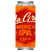La Grúa American IPA lata 44cl. - Cervezas y Licores Gourmet