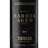 Cerveza Tibidabo Barrel Aged Imperial Stout 01 Lata 33cl - Area Gourmet