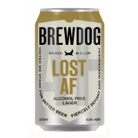 Brewdog: Lost AF Alcohol Free Lager (330ml) - Hop Shop Aberdeen
