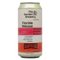 The Garden Brewery  Sanfrutos - FloridaWeisse Prickly Pear Strawberry & Coconut 440ml CAN - Drink Online - Drink Shop