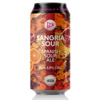 EUROBOX Spain - Funky Fluid Sangria Sour CANS 50cl BBF 20-05-22 - Beergium