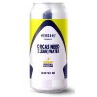 Verdant Brewing Co Orcas Need (clean) Water 