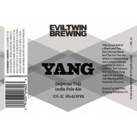 Evil Twin Yang
																						 - 33 cl - La Botica de la Cerveza