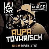 Laugar Aupa Tovarich Oporto Barrel Aged botella 33cl - Cervezas y Licores Gourmet