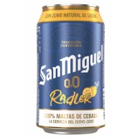 SAN MIGUEL 0,0 cerveza sin alcohol con zumo natural de limón pack 6 botellas 25 cl - Hipercor
