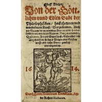 Fünff Bücher Von der Göttlichen und Edlen Gabe der Philosophischen, hochthewren und wunderbaren Kunst, Bier zu brawen